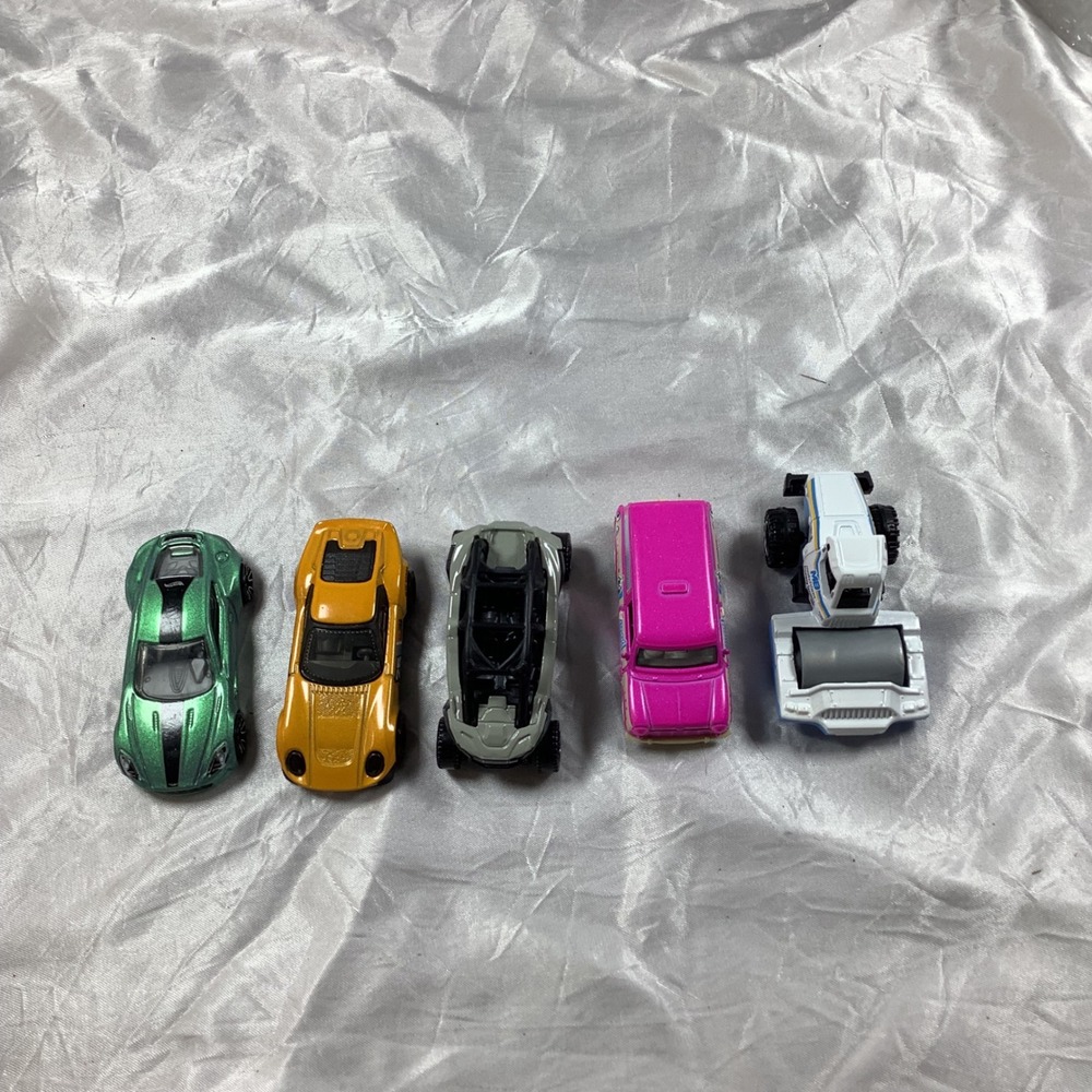 Matchbox Hot Wheels DiecasCar Lot 5pc Aston Martin Polaris RZR Steam‎ Roller